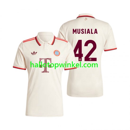 FC Bayern München Voetbalshirt Musiala 42 Heren Derde Tenue 2024-2025 Korte Mouw
