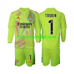 Benfica Voetbalshirt Anatolij Trubin 1 Doelman Kleuters/Kids Thuis Tenue 2024-2025 Lange Mouw