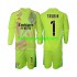 Benfica Voetbalshirt Anatolij Trubin 1 Doelman Kleuters/Kids Thuis Tenue 2024-2025 Lange Mouw