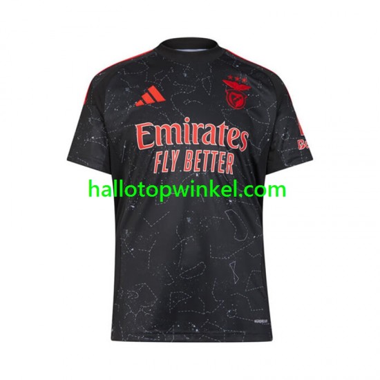 Benfica Voetbalshirt Heren Uit Tenue 2024-2025 Korte Mouw
