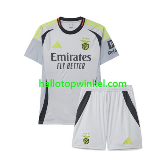 Benfica Voetbalshirt Kleuters/Kids Derde Tenue 2024-2025 Korte Mouw
