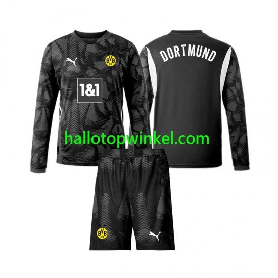Borussia Dortmund Voetbalshirt Doelman Kleuters/Kids Vierde Tenue 2024-2025 Lange Mouw