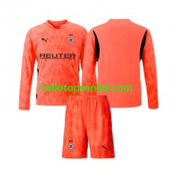 Rusland Voetbalshirt Bo Monchengladbach Doelman Kleuters/Kids Derde Tenue 2024-2025 Lange Mouw