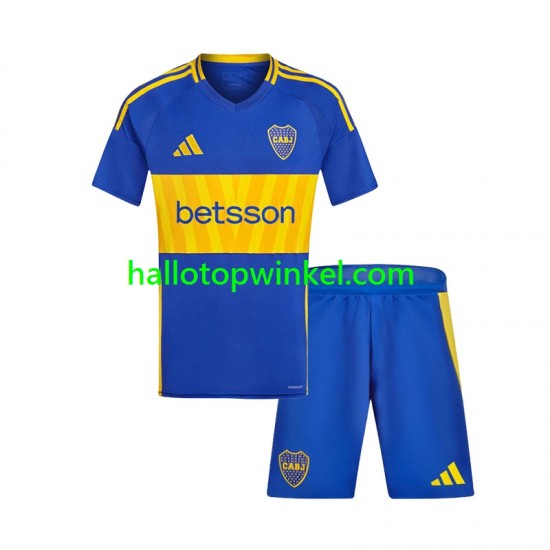 CA Boca Juniors Voetbalshirt Kleuters/Kids Thuis Tenue 2024-2025 Korte Mouw