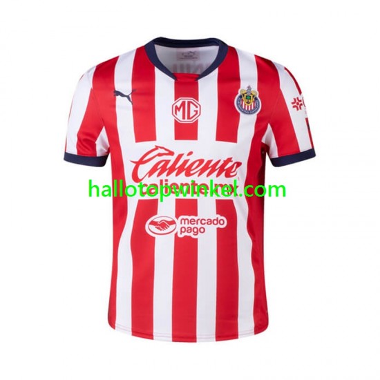 CD Guadalajara Voetbalshirt Heren Thuis Tenue 2024-2025 Korte Mouw