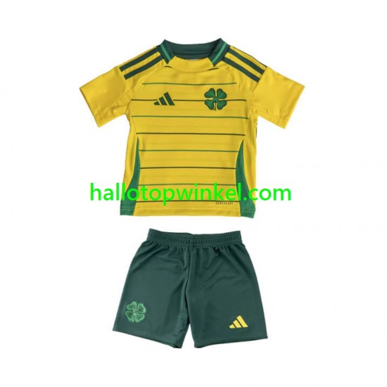 Celtic Voetbalshirt Kleuters/Kids Uit Tenue 2024-2025 Korte Mouw