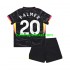 Chelsea Voetbalshirt Cole Palmer 20 Kleuters/Kids Derde Tenue 2024-2025 Korte Mouw