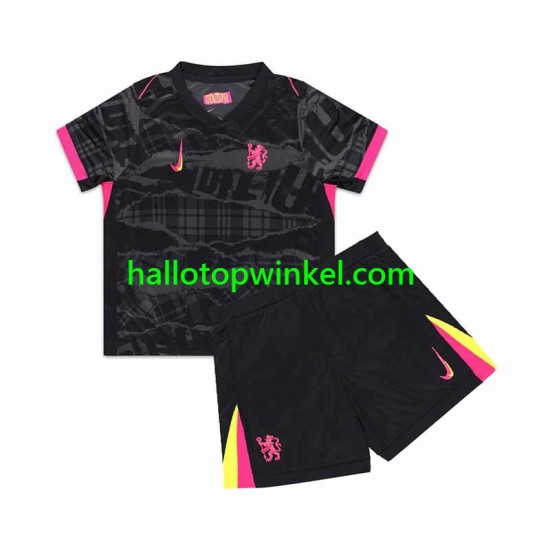 Chelsea Voetbalshirt Kleuters/Kids Derde Tenue 2024-2025 Korte Mouw