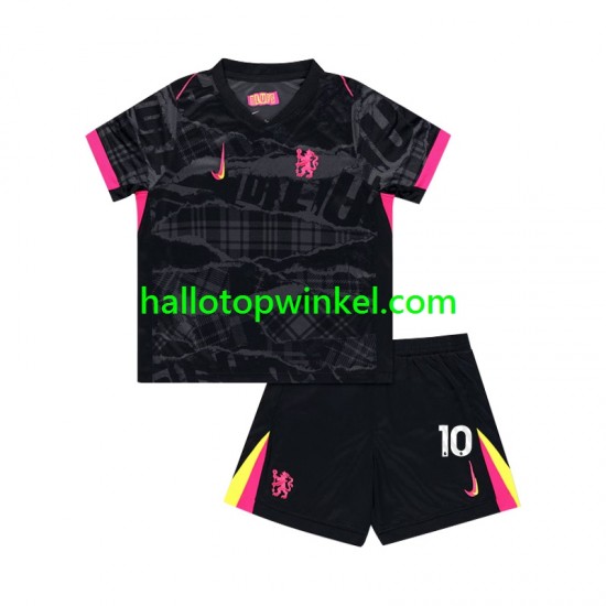 Chelsea Voetbalshirt Mychajlo Mudryk 10 Kleuters/Kids Derde Tenue 2024-2025 Korte Mouw
