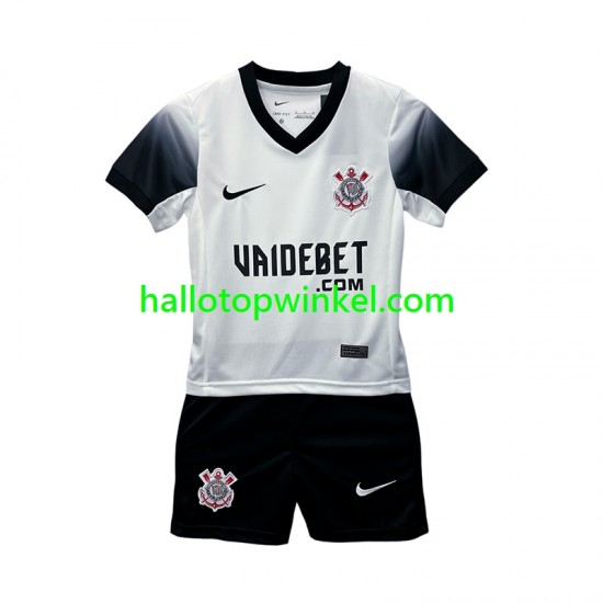 Corinthians Voetbalshirt Kleuters/Kids Thuis Tenue 2024-2025 Korte Mouw