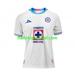 Cruz Azul Voetbalshirt Heren Uit Tenue 2024-2025 Korte Mouw