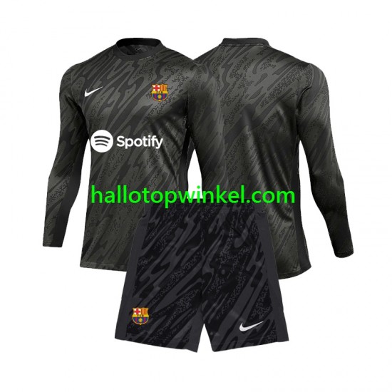 FC Barcelona Voetbalshirt Doelman Kleuters/Kids Derde Tenue 2024-2025 Lange Mouw