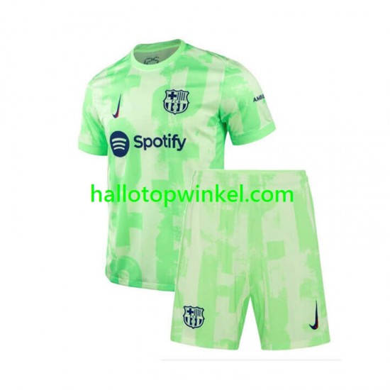 FC Barcelona Voetbalshirt Kleuters/Kids Derde Tenue 2024-2025 Korte Mouw