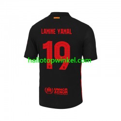 FC Barcelona Voetbalshirt LAMINE YAMAL 19 UCL Font Heren Uit Tenue 2024-2025 Korte Mouw