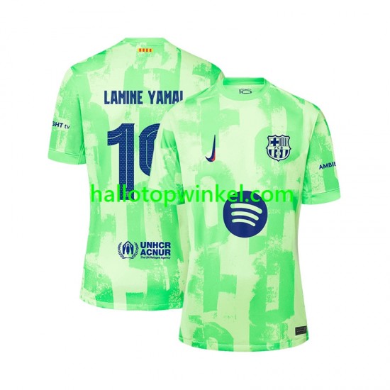 FC Barcelona Voetbalshirt LAMINE YAMAL 19 UCL Font Heren Derde Tenue 2024-2025 Korte Mouw