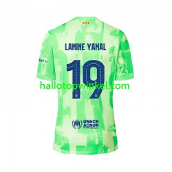FC Barcelona Voetbalshirt LAMINE YAMAL 19 UCL Font Heren Derde Tenue 2024-2025 Korte Mouw
