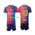FC Barcelona Voetbalshirt Lionel Messi 10 Kleuters/Kids Thuis Tenue 2024-2025 Korte Mouw