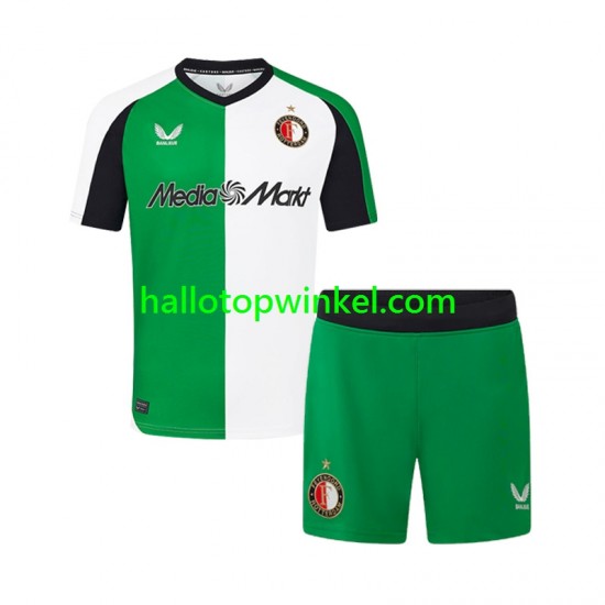 Feyenoord Rotterdam Voetbalshirt Kleuters/Kids Derde Tenue 2024-2025 Korte Mouw