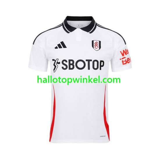 Fulham Voetbalshirt Heren Thuis Tenue 2024-2025 Korte Mouw