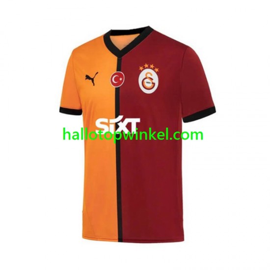 Galatasaray Voetbalshirt Heren Thuis Tenue 2024-2025 Korte Mouw