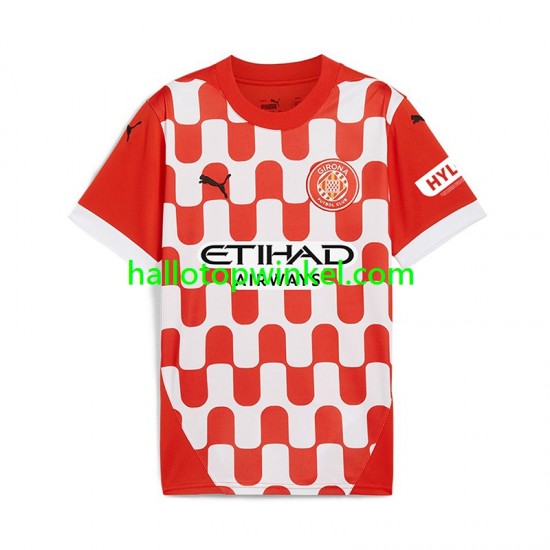 Voetbalshirt Girona Heren Thuis Tenue 2024-2025 Korte Mouw