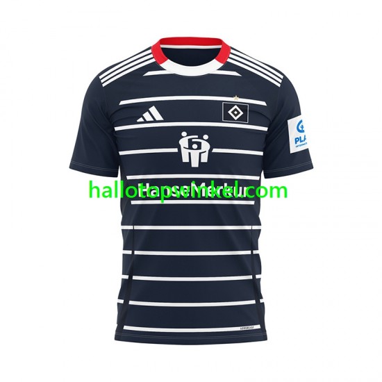 Hamburger SV Voetbalshirt Heren Uit Tenue 2024-2025 Korte Mouw