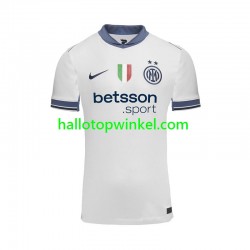 Inter Milan Voetbalshirt Heren Uit Tenue 2024-2025 Korte Mouw