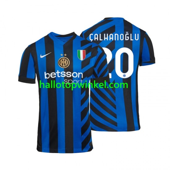 Inter Milan Voetbalshirt Hakan Calhanoglu 20 Heren Thuis Tenue 2024-2025 Korte Mouw