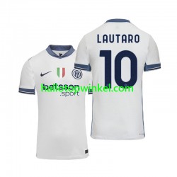 Inter Milan Voetbalshirt Lautaro 10 Heren Uit Tenue 2024-2025 Korte Mouw