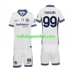 Inter Milan Voetbalshirt Mehdi Taremi 99 Kleuters/Kids Uit Tenue 2024-2025 Korte Mouw