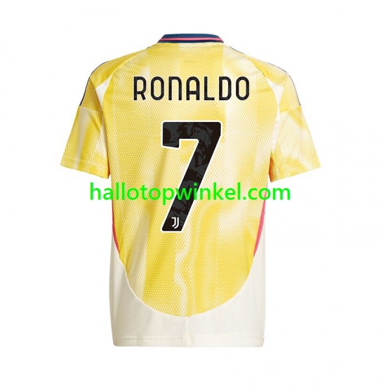 Juventus Voetbalshirt Cristiano Ronaldo 7 Heren Uit Tenue 2024-2025 Korte Mouw