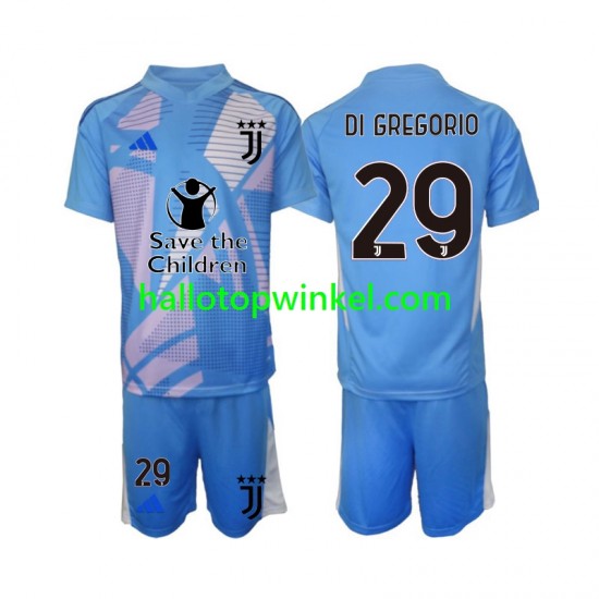 Juventus Voetbalshirt Michele Di Gregorio 29 Doelman Kleuters/Kids Vierde Tenue 2024-2025 Korte Mouw