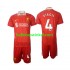 Liverpool Voetbalshirt Virgil 4 Kleuters/Kids Thuis Tenue 2024-2025 Korte Mouw