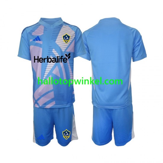 Los Angeles Galaxy Voetbalshirt Doelman Kleuters/Kids Uit Tenue 2024-2025 Korte Mouw