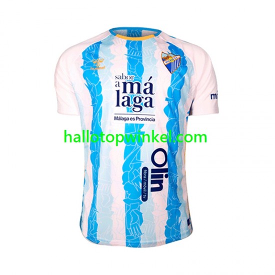 Málaga CF Voetbalshirt Heren Thuis Tenue 2024-2025 Korte Mouw