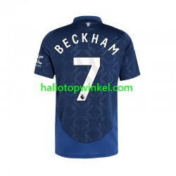 Manchester United Voetbalshirt Beckham 7 Heren Uit Tenue 2024-2025 Korte Mouw
