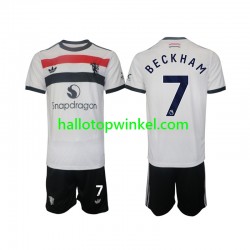 Manchester United Voetbalshirt Beckham 7 Kleuters/Kids Derde Tenue 2024-2025 Korte Mouw