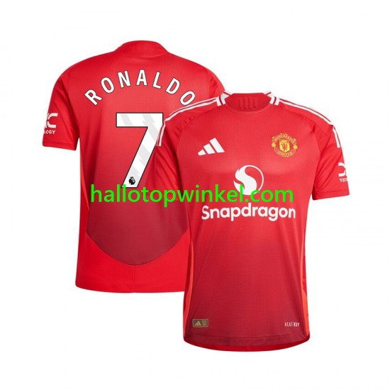 Manchester United Voetbalshirt Cristiano Ronaldo 7 Heren Thuis Tenue 2024-2025 Korte Mouw