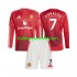 Manchester United Voetbalshirt Cristiano Ronaldo 7 Kleuters/Kids Thuis Tenue 2024-2025 Lange Mouw