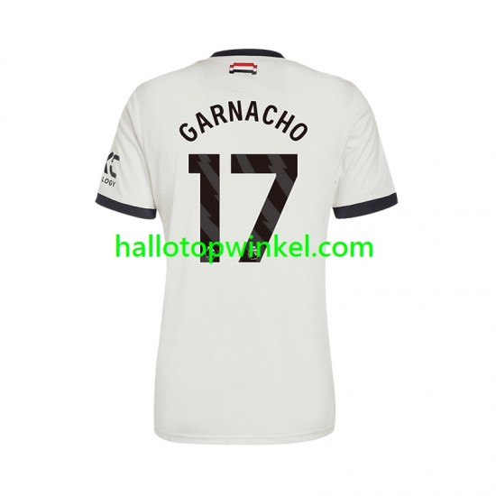 Manchester United Voetbalshirt GARNACHO 17 Heren Derde Tenue 2024-2025 Korte Mouw
