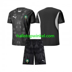 Marokko Voetbalshirt Doelman Kleuters/Kids Derde Tenue 2024 Korte Mouw