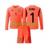 Marokko Voetbalshirt Yassine Bounou 1 Doelman Kleuters/Kids Thuis Tenue 2024 Lange Mouw