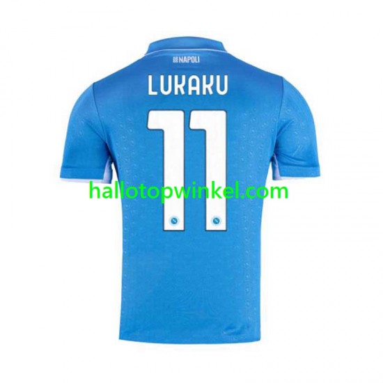 Napoli Voetbalshirt Lukaku 11 Heren Thuis Tenue 2024-2025 Korte Mouw