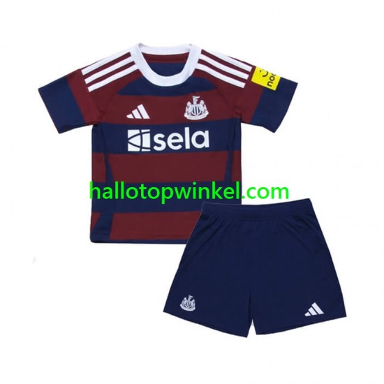 Newcastle United Voetbalshirt Kleuters/Kids Uit Tenue 2024-2025 Korte Mouw