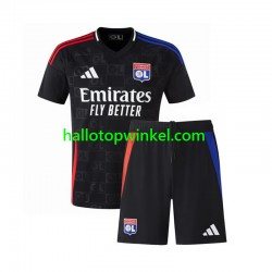Olympique Lyonnais Voetbalshirt Kleuters/Kids Uit Tenue 2024-2025 Korte Mouw