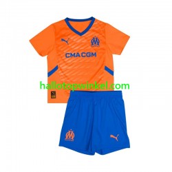 Olympique Marseille Voetbalshirt Kleuters/Kids Derde Tenue 2024-2025 Korte Mouw