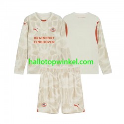 PSV Eindhoven Voetbalshirt Doelman Kleuters/Kids Derde Tenue 2024-2025 Lange Mouw