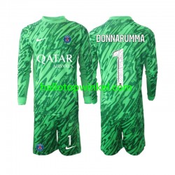 Paris Saint-Germain Voetbalshirt Gianluigi Donnarumma 1 Doelman Kleuters/Kids Uit Tenue 2024-2025 Lange Mouw