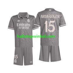 Real Madrid Voetbalshirt Arda Guler 15 Kleuters/Kids Derde Tenue 2024-2025 Korte Mouw