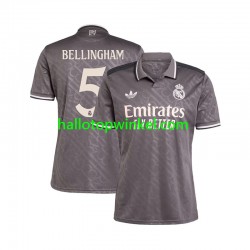 Real Madrid Voetbalshirt BELLINGHAM 5 Heren Derde Tenue 2024-2025 Korte Mouw